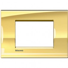 LNA4803OA Рамка на 3 модуля, цвет Золото LivingLight.