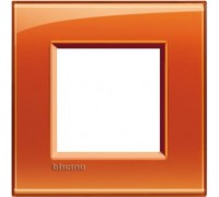 LNA4802OD Рамка на 1 пост, цвет Оранжевый LivingLight.