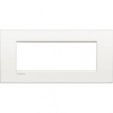 LNC4807BN Рамка на 7 модулей итальянский стандарт, цвет Белый LivingLight Air