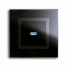 44PVTC21NAL Рамка чёрное глянцевое стекло VERATOUCH на 1 механизм 2M