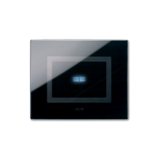 44PVTC01NAL Рамка чёрное глянцевое стекло VERATOUCH на 1 механизм 3M