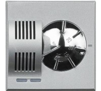 HC4441 Электронный комнатный термостат, релейный выход с 1 переключающимся контактом 2 А, 250 В, питание 230 В, алюминий Axolute