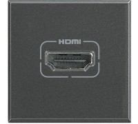 HS4284 Разъем HDMI 2 модуля, цвет антрацит